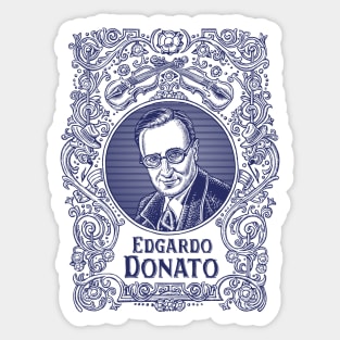Edgardo Donato (in blue) Sticker